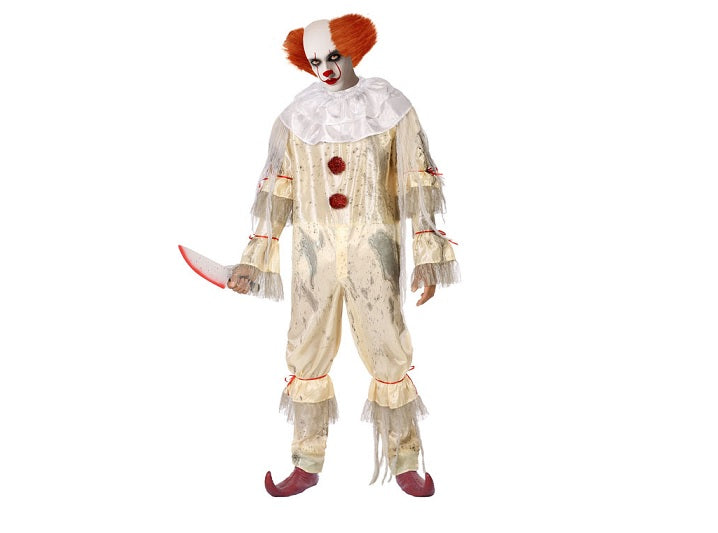 déguisement de clown ensanglanté homme taille m/l