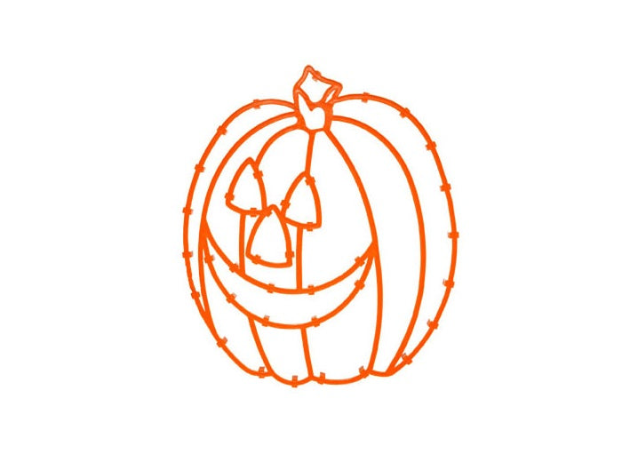 décoration murale citrouille 38cm