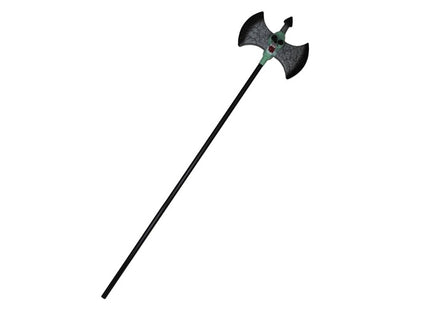 double hache crâne vert 130cm
