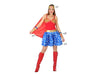 déguisement de super héroïne 5pcs femme taille m/l