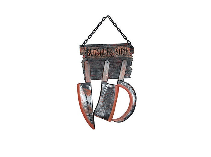 décoration murale couteaux de boucher 75cm