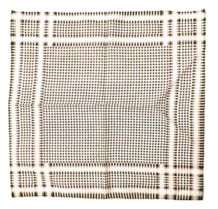 bandana n&b quadrillé