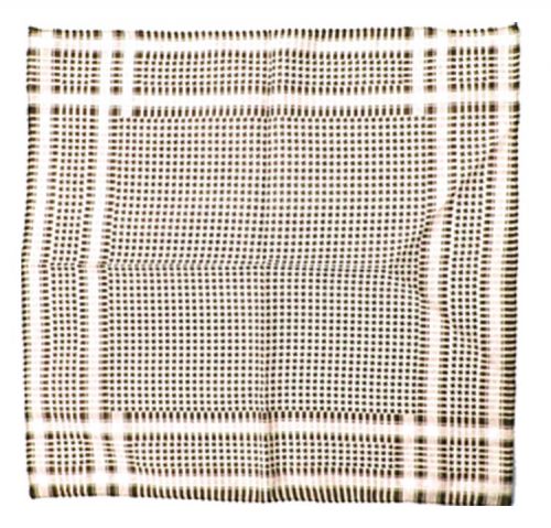 bandana n&b quadrillé