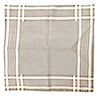bandana n&b quadrillé