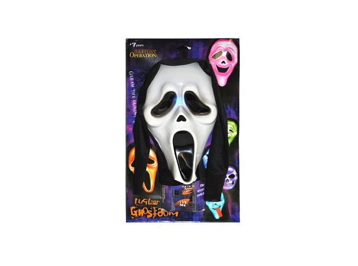 masque de revenant pour adulte lumineux