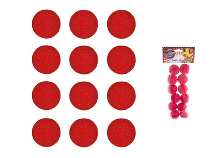 lot de 12 nez de clown en mousse 5cm