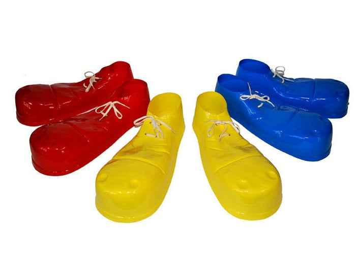 paire de chaussures clown rouge
