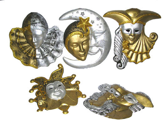 décoration murale masque de carnaval mix 60cm