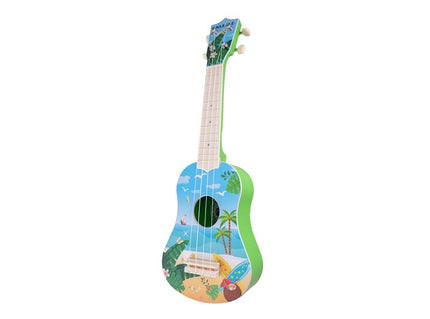 guitare ukulélé motifs tahiti hawaï 53cm