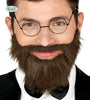 Barbe et moustache châtain homme