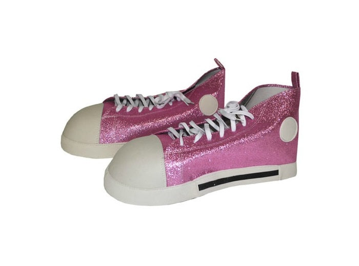 paire de chaussures géantes rose 36cm