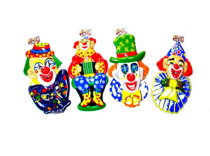 décoration murale clown mix 52cm