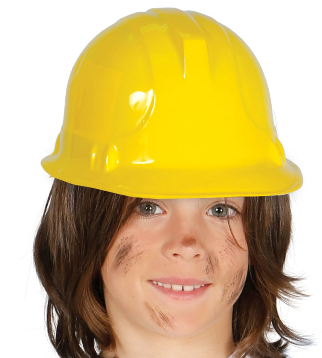 Casque d’ouvrier jaune enfant