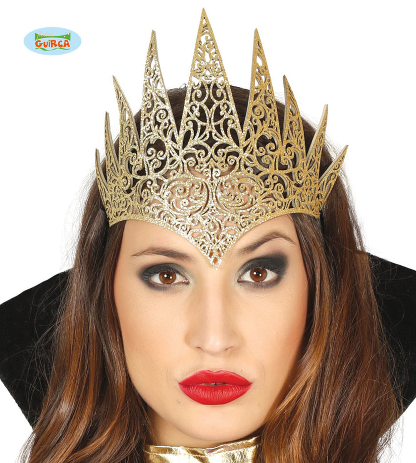 Serre-tête doré reine dominante