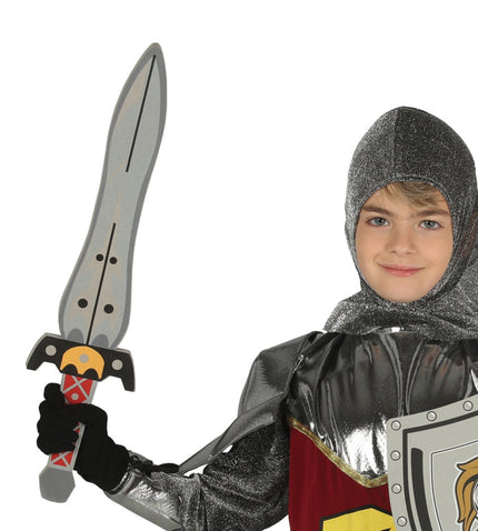 Épée médiévale en mousse EVA 70 cm enfant