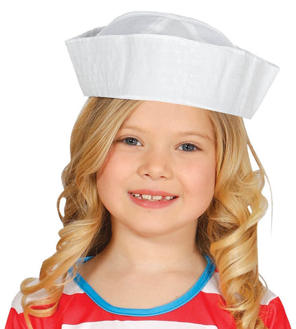 Bonnet marin blanc enfant