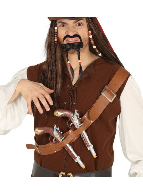 Ceinture pistolets pour la poitrine avec pistolets pirates