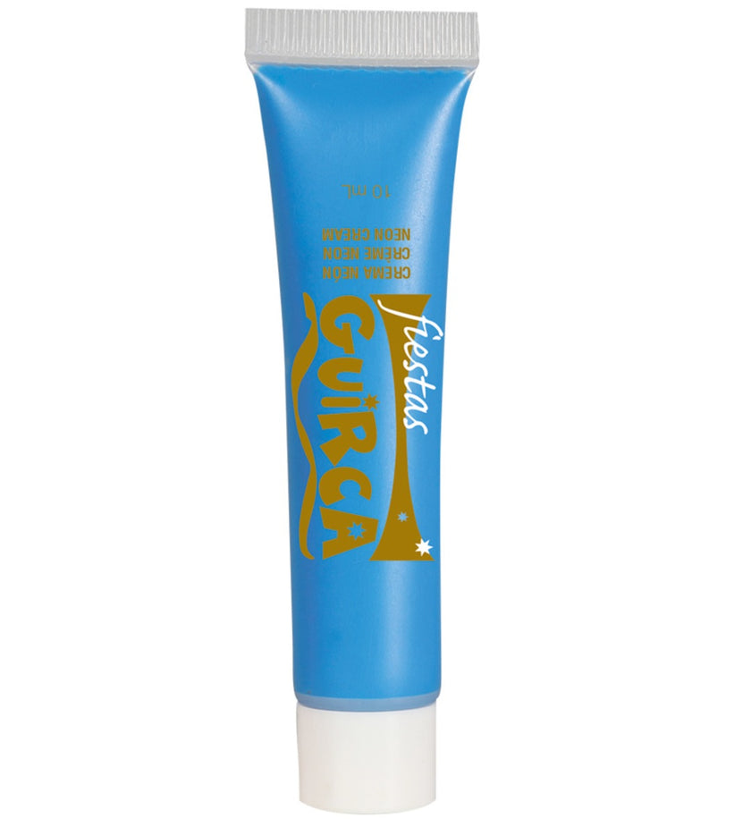 Maquillage bleu fluo en crème tube 10 ml