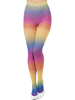 Collants hippies multicolore femme