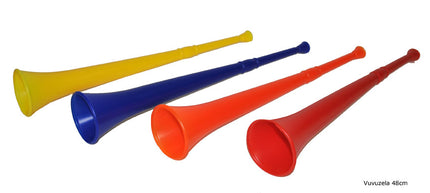 corne fan vuvuzela jaune 48cm