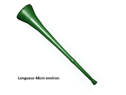 corne fan vuvuzela vert 48cm