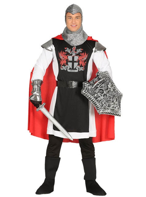 Déguisement chevalier médiéval du dragon homme