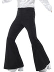 Pantalon 70's noir homme