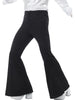 Pantalon 70's noir homme