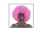 perruque afro chico géante rose