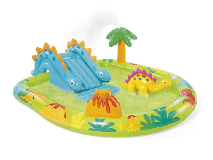 piscine/aire de jeux gonflable dinosaures 191x152x58cm