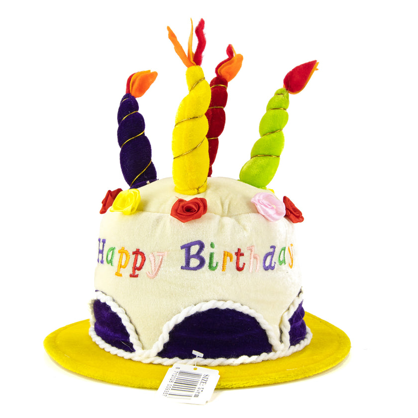 CHAPEAU TISSU HAPPY BIRTHDAY
