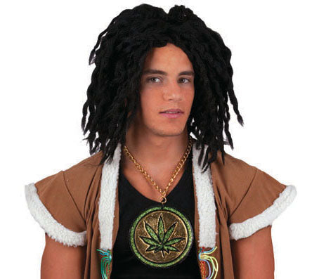 perruque rasta avec dreadlocks courte