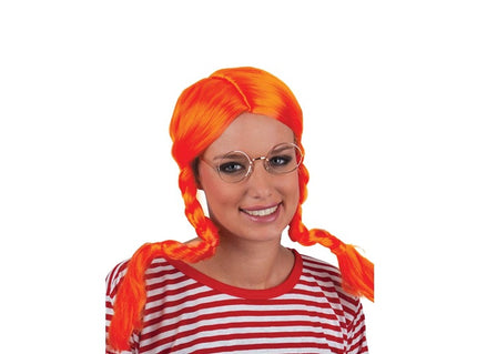 perruque fifi avec couettes orange