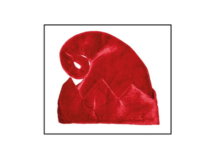 chapeau peluche de lutin rouge 30cm