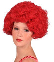 perruque hippy afro rouge