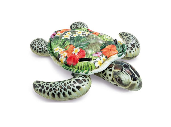 tortue géante gonflable chevauchable avec poignées 1.91x1.7m