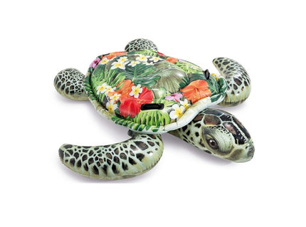 tortue géante gonflable chevauchable avec poignées 1.91x1.7m