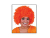 perruque hippie afro orange