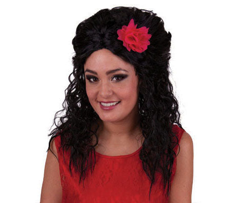 perruque femme espagnole noir