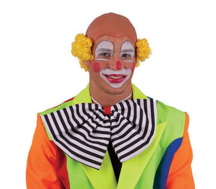 perruque clown dégarni jaune