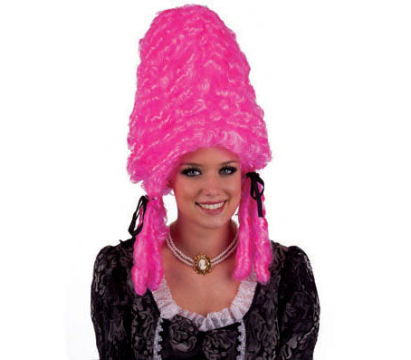 perruque pompadour pink
