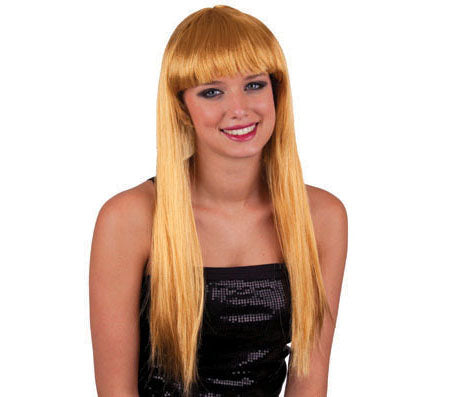 perruque cheveux longs pretty pony blond
