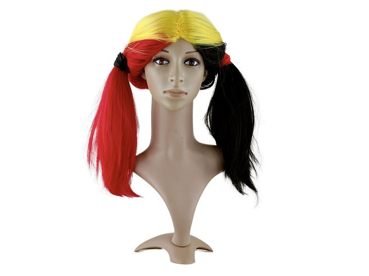 perruque harley avec couettes belgique