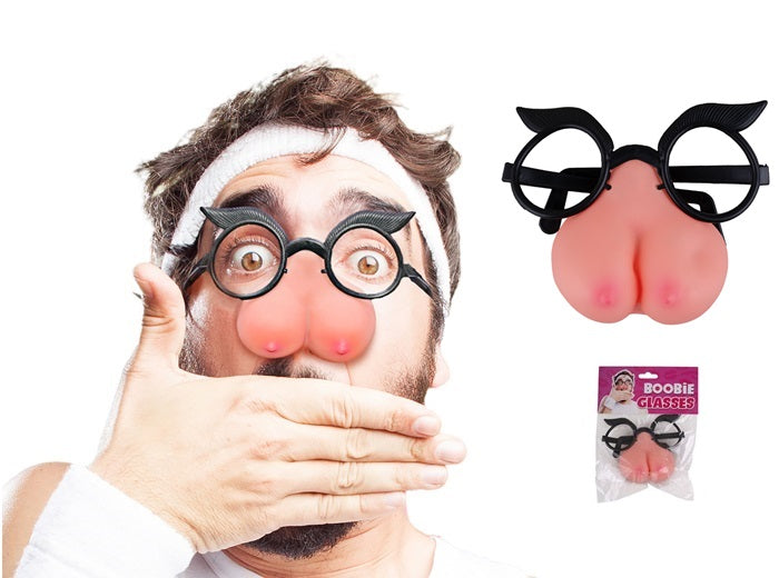 lunettes gag avec seins adulte