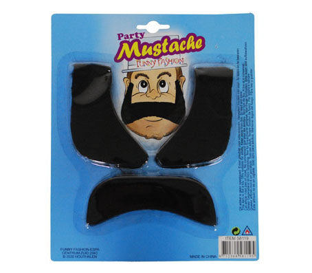 set moustache 3pcs