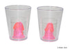 lot de 2 verres shooters pénis/zizi 6cm