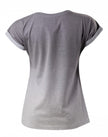 T-shirt boutons PlayStation gris pour femme