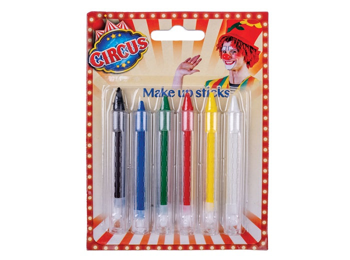 lot de 6 crayons de maquillage 9cm