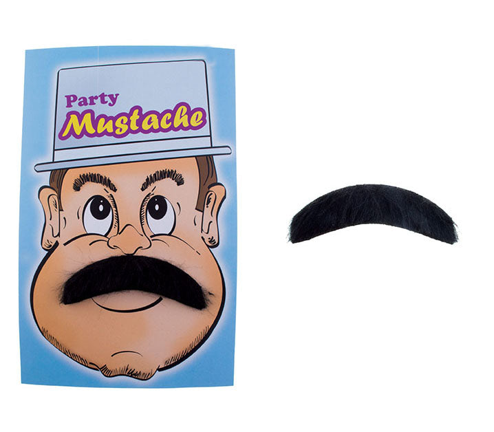 fausse moustache latine noir