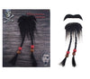 lot de moustache et barbe de pirate 22cm